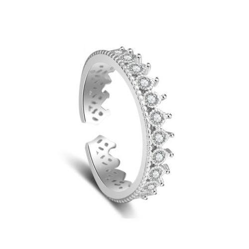 Roman Crown Adjustable Ring - TSZjewelry