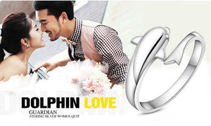 Dolphin Open Band Rings