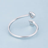 Silver Heart Arrow Fashion Ring For Vilentine