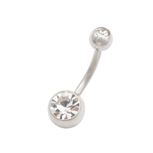 Crystal CZ Classic Belly Button Rings - TSZjewelry