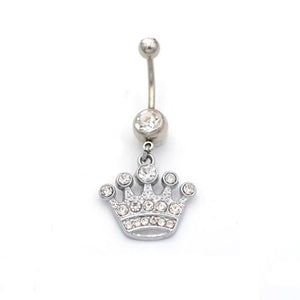 Prince Crown Belly Button Rings - TSZjewelry