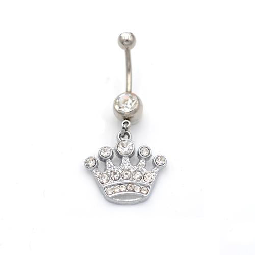 Prince Crown Belly Button Rings - TSZjewelry