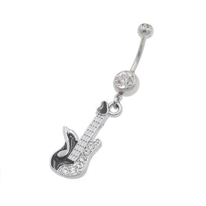 Instrumental Guitar Belly Button Rings - TSZjewelry