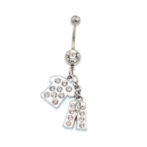 Clothes Set Dangling Belly Button Rings - TSZjewelry