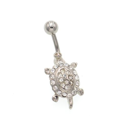 Non Dangling Tortoise Belly Button Rings - TSZjewelry