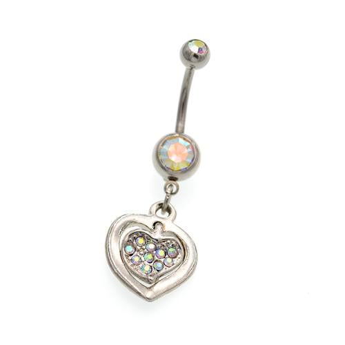 Heart to Heart Bell Button Rings - TSZjewelry