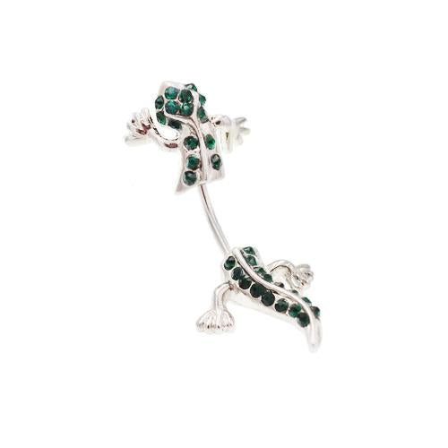 Green Gem Non Dangled Lizard Belly Rings - TSZjewelry