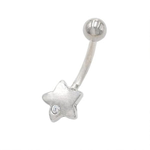 Non Dangling Star Belly Button Rings - TSZjewelry