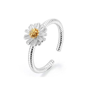 Sunflower Twisted Adjustablel Ring - TSZjewelry