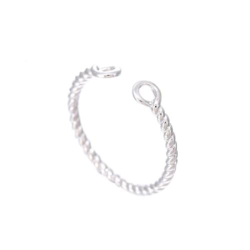 Twisted Rope Open Band Ring - TSZjewelry