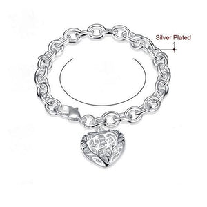 Big Heart Pendant Bracelet - TSZjewelry