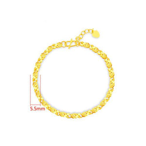 X Heart Gold Bracelet - TSZjewelry