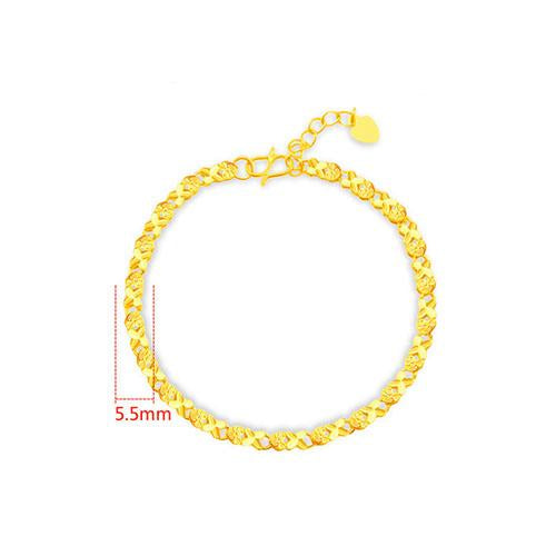 X Heart Gold Bracelet - TSZjewelry