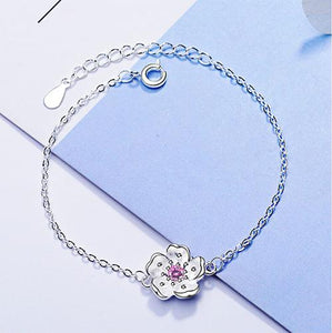 Pink Cherry Blossom Bracelet - TSZjewelry