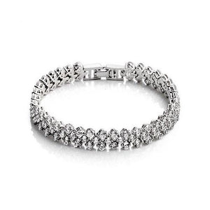 Two Row Diamond Tenni Bracelet - TSZjewelry
