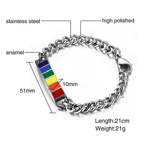 Women Curved Stainless steel Bracelet - TSZjewelry
