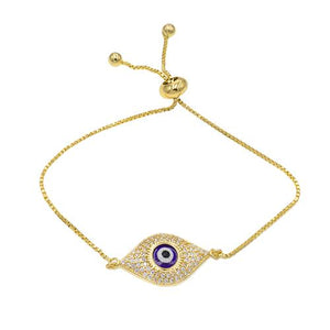 Evil Eye Gold Bracelet - TSZjewelry