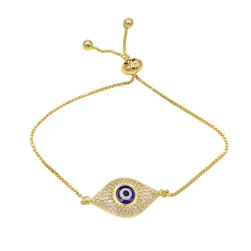 Evil Eye Gold Bracelet - TSZjewelry