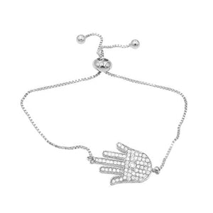 Big Hand Silver Bracelet - TSZjewelry