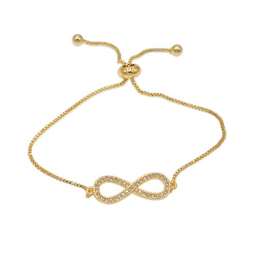 Infinit Symbol Gold Bracelet - TSZjewelry
