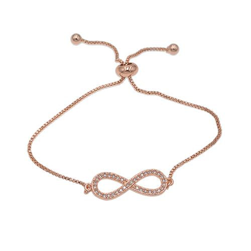 Infinit Symbol Rose Gold Bracelet - TSZjewelry