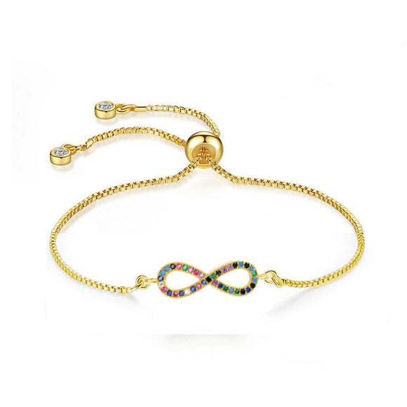 Rainbow Infinit Symbol Bracelet - TSZjewelry