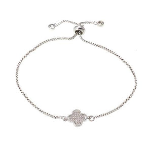 Lucky Clover Silver Bracelet - TSZjewelry