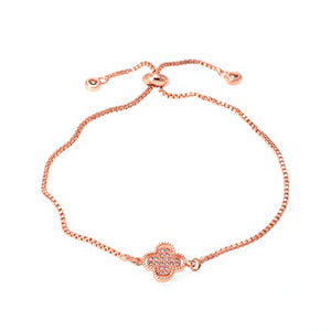 Lucky Clover Rose Gold Bracelet - TSZjewelry
