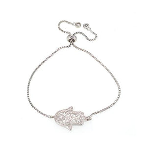 Hollow Hand Silver Bracelet - TSZjewelry