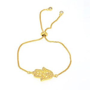 Hollow Hand Gold Bracelet - TSZjewelry