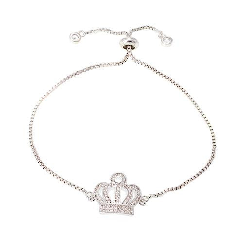 Imperial Crown Silver Bracelet - TSZjewelry
