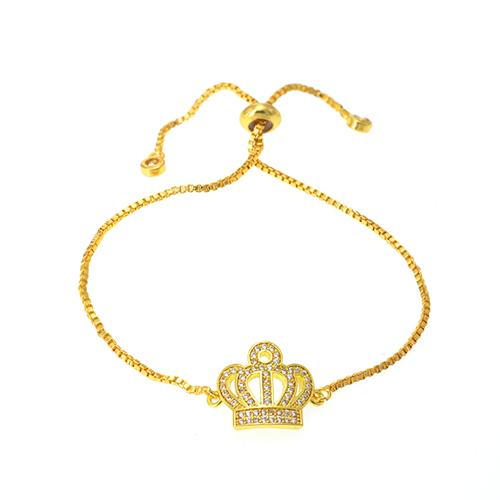 Imperial Crown Gold Bracelet - TSZjewelry