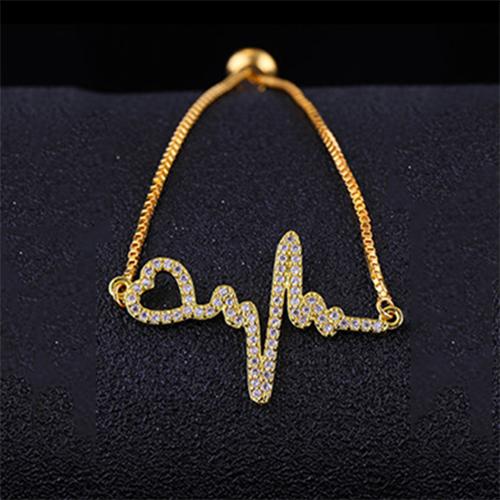 Heart Beat Gold Bracelet - TSZjewelry