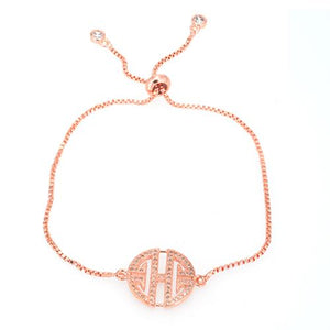 Round Pattern Rose Gold Bracelet - TSZjewelry