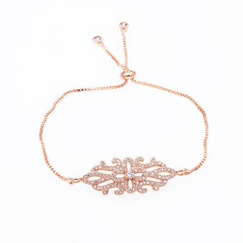 Petal Pattern Rose Gold Bracelet - TSZjewelry