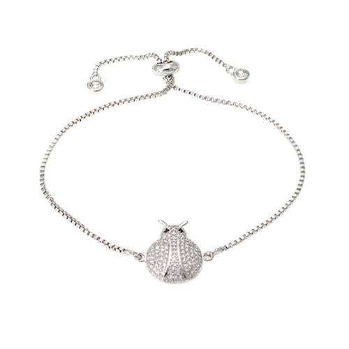 Ladybug Silver Bracelet - TSZjewelry