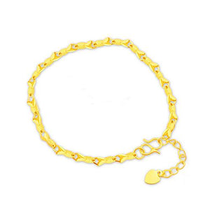Frosted Beads Gold Bracelet - TSZjewelry