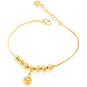 7 Beads Waterdrop Gold Bracelet - TSZjewelry