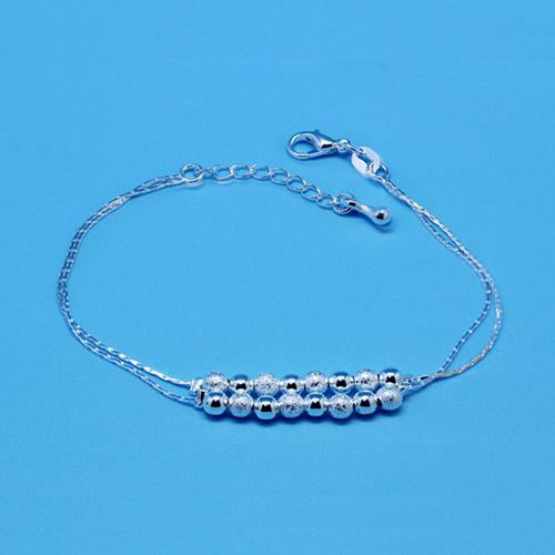 5mm 16 Frosted Beads Bracelet - TSZjewelry