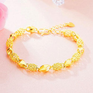 Hollow Lantern Gold Bracelet - TSZjewelry