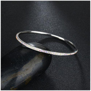 AB Crystal Stainless Steel Bracelet - TSZjewelry