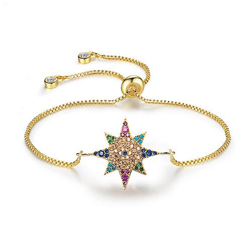 Color Anise Star Gold Bracelet - TSZjewelry