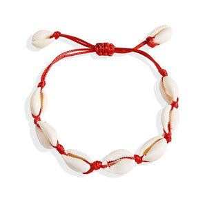 Shell Red Rope Bracelet - TSZjewelry