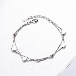 Two Layer Heart Bracelet - TSZjewelry