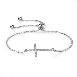 Cross Silver Bracelet - TSZjewelry