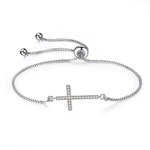 Cross Silver Bracelet - TSZjewelry