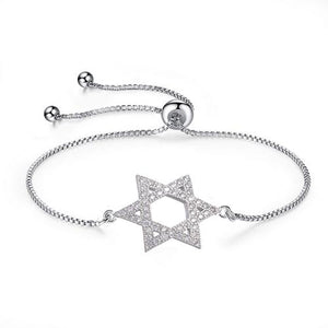 Hollow Star Silver Bracelet - TSZjewelry
