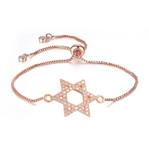 Hollow Star Rose Gold bracelet - TSZjewelry