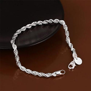 Rough Rope Silver Bracelet - TSZjewelry