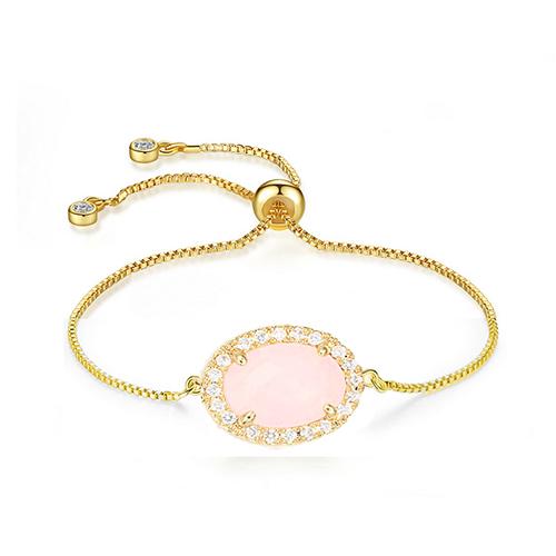 Pink Gemstone Bracelet - TSZjewelry